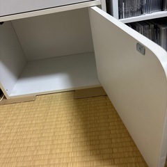 ホワイト3段収納の画像