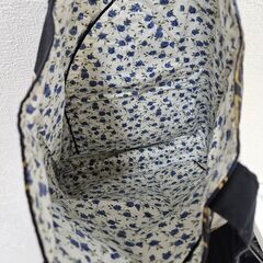 京都モチーフ トートバッグ 和柄 かわいい コンパクト エコバッグ ハンドメイド風の画像