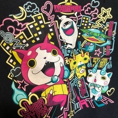 【無料】110cm 妖怪ウォッチ　重ね着風トレーナーの画像