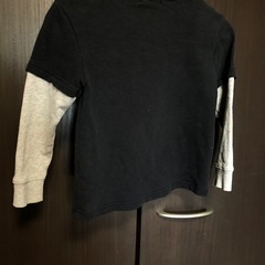 【無料】110cm 妖怪ウォッチ　重ね着風トレーナーの画像