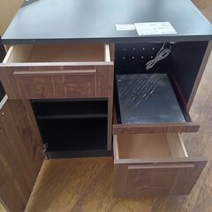 ★リユースのサカイ水戸店★  レンジ台 ブラウン H84×D47×W82.5 クリーニング済み MT6375の画像