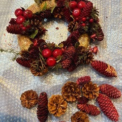 【受け渡し者決まりました】IDEE クリスマスリースの画像