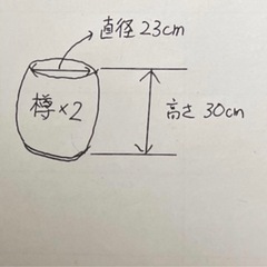 お洒落な樽の画像
