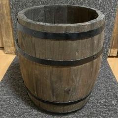 お洒落な樽の画像