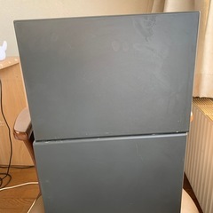 3段事務キャビネットx2 34.5x26.5x25cmの画像