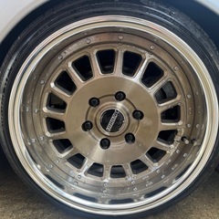 18インチ 6穴 深リム essex ENCD 9J +25 ハイエース キャラバンの画像