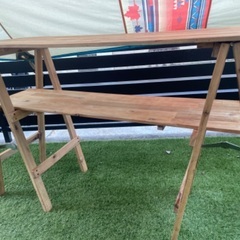 キャンプ　調理台の画像