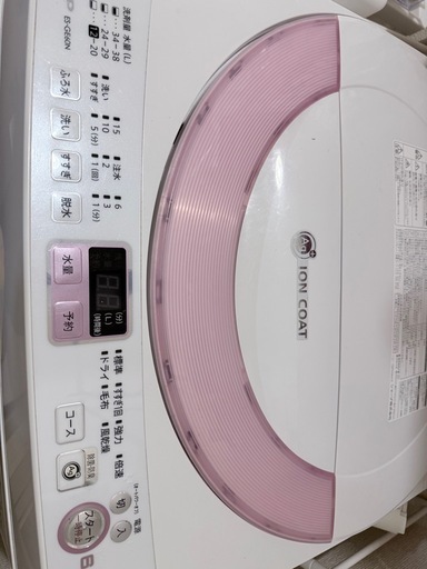 ※お取引中※【美品】6kg SHARP洗濯機(屋内使用中）11月中引渡し希望