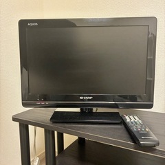SHARP 液晶テレビ19v の画像