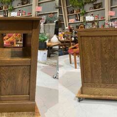 H25★山室家具製作所★ESPOIR エスポアールシリーズ ホールキャビネット W65cm ナラ材 リビングボード 旭川家具の画像