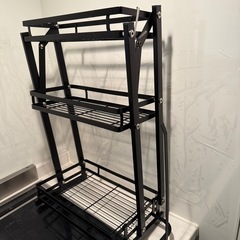 美品　キッチン アイテムラック 棚の画像