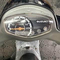 SUZUKI スズキ レッツ4 CA41A FIインジェクション ４サイクル原付バイク 実働 訳あり 部品取りジャンク品 整備自慢の方等にオススメ 福岡発の画像