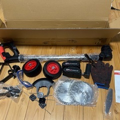 訳あり‼️ 草刈機　草刈り機　草刈り器　草刈りき　電動草刈り機の画像