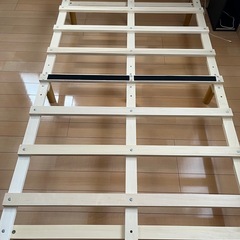 アイリスプラザ　セミダブル　ベットフレームの画像