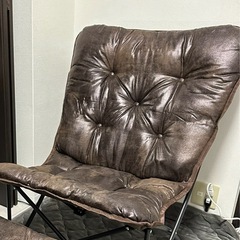 ハイバックチェア🪑ニトリ✨持ち運び可能、軽量の画像