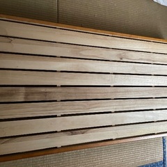 ダブルベッド用すのこの画像