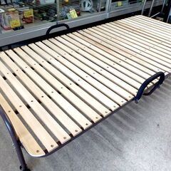 折りたたみ すのこベッド シングル スノコ 幅106cm 折り畳みベッド すのこ 木製 寝具☆ 札幌市北区屯田 の画像