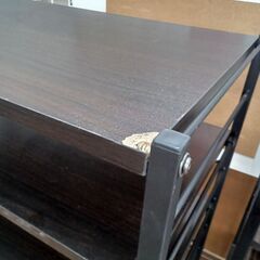 ★リユースのサカイ水戸店★  レンジラック ブラウン H172×D45×W80.5 クリーニング済み MT6376の画像