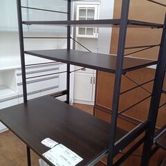 ★リユースのサカイ水戸店★  レンジラック ブラウン H172×D45×W80.5 クリーニング済み MT6376の画像