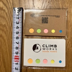 CLIMB WORKS 付箋セット　メモ帳ほかの画像