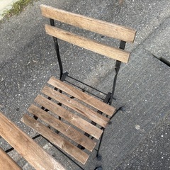 ガーデニング テーブル チェアの画像