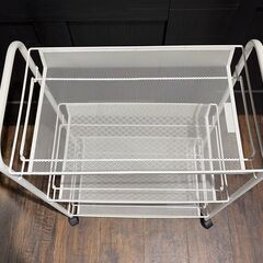 美品 キャスター付き キッチンラックの画像