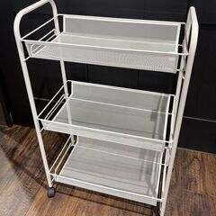 美品 キャスター付き キッチンラックの画像