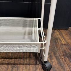 美品 キャスター付き キッチンラックの画像