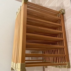 ベビーサークル　木製　56×70  16枚の画像