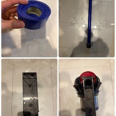 スタンド付　クリーニング済 Dyson v7 使用期間5年　の画像