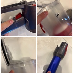 スタンド付　クリーニング済 Dyson v7 使用期間5年　の画像