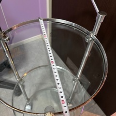 3段ガラスワゴン2つセットの画像