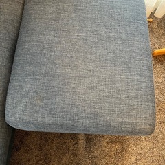 オットマン付き　ソファーの画像