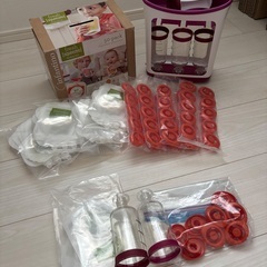 インファンティーノ スクイズ ステーション手作り離乳食/スムージー➕パウチ47個の画像