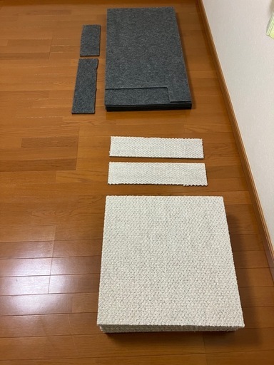 静床ライト（16枚＋カット2枚）&下敷きマット（7枚＋カット3枚）