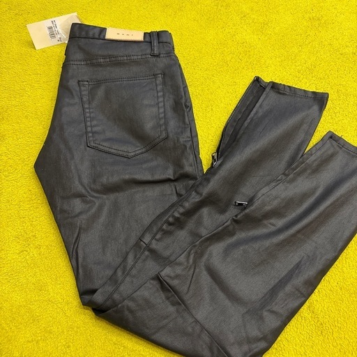 【新品】mnml ミニマル　M11 STRETCH DENIM BLACK 32 レザー