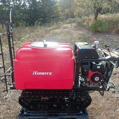 中古 共立クローラスプレーヤ CHS360 タンク容量350L ノズルCNK2付き 自走式 動力噴霧機 動噴 農機具の画像