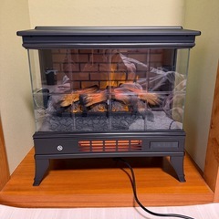 配送可能 QVCジャパン 暖炉型ヒータ 動作確認済　の画像