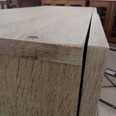 リユースのサカイ栃木店★ジモティ割あり★ ベガコーポレーション 食器棚 グレージュ W90×D52.5×H175 クリーニング済み TC11717の画像