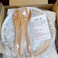 【新品】美濃の器 皿 スプーン付 4セット 美濃焼 カレー＆パスタ皿 陶器の画像