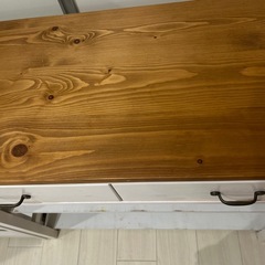 白い⭐︎キッチンカウンターの画像