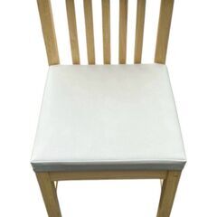 ☆在庫8脚☆店舗用椅子 白 チェア 業務用椅子 店舗用家具 380×380×座面高445mm 椅子 イスの画像