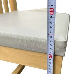 ☆在庫8脚☆店舗用椅子 白 チェア 業務用椅子 店舗用家具 380×380×座面高445mm 椅子 イスの画像