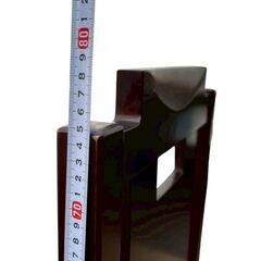 ☆在庫11脚☆店舗用椅子 茶 チェア 業務用椅子 店舗用家具 390×410×座面高440mm 椅子 イスの画像