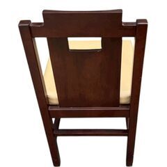 ☆在庫11脚☆店舗用椅子 茶 チェア 業務用椅子 店舗用家具 390×410×座面高440mm 椅子 イスの画像