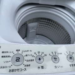 🟧洗濯機番号83 Haier 2023年製【高年式 多機能 4.5kg】 大阪府内全域配達無料 設置動作確認込み 保管場所での引取は値引きしますの画像