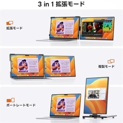 デュアルモニター Omiodo 14.1インチ 1200Pの画像