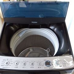 洗濯機 5.5kg 2019年製 ハイアール JW-XP2C55E アーバンカフェシリーズ ステンレスブラック Haier URBAN CAFE SERIES 札幌市 中央区 南12条の画像