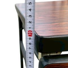 ☆在庫3台☆折りたたみテーブル 棚付パネル付 W1800xD600xH700mm 会議テーブル テーブル オフィス家具の画像