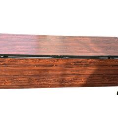 ☆在庫3台☆折りたたみテーブル 棚付パネル付 W1800xD600xH700mm 会議テーブル テーブル オフィス家具の画像